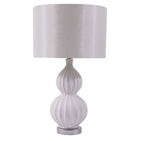 Choose from contactless same day delivery, drive up and more. Ceramic Matt White Table Lamp With Ivory Faux Silk Shade 4566WH - Lighting from The Home ...