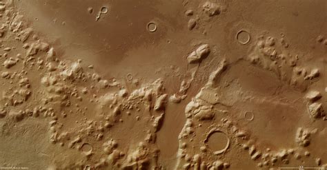 Esa Mountains And Buried Ice On Mars