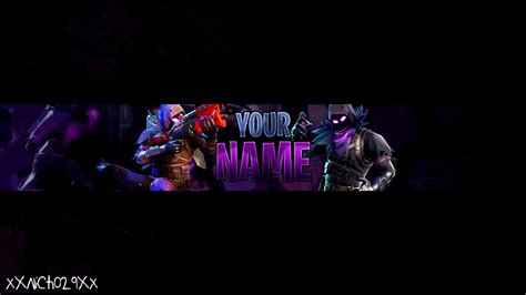 If you're looking for live streams, check out the best vote up the best fortnite channels on youtube, and add your favorite fortnite content creators missing from this list. Free Fortnite Raven Banner Template | Raven Channel Art ...