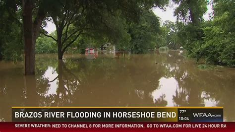 Brazos River Flooding In Horseshoe Bend