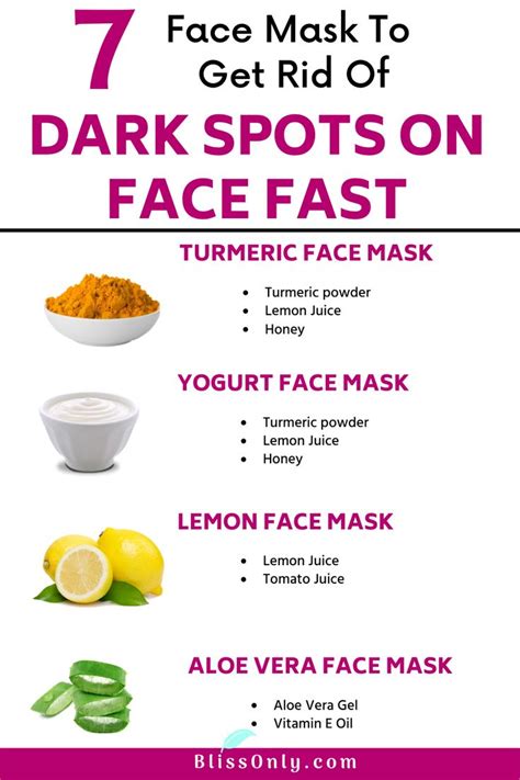 7 Ways To Get Rid Of Dark Spots On Face Fast Blissonly In 2021 Dark