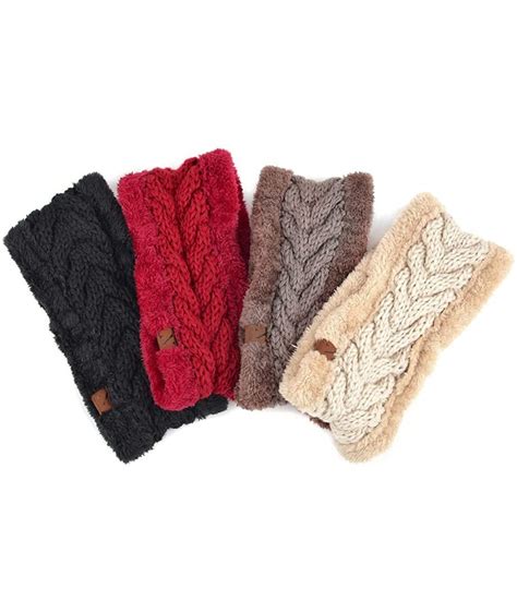 Winter Ear Bands For Women Knit And Fleece Lined Head Band Styles