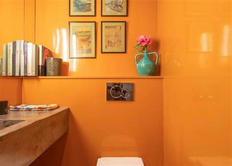 Going Bold 20 Contemporary Powder Rooms In 10 Spectacular Colors