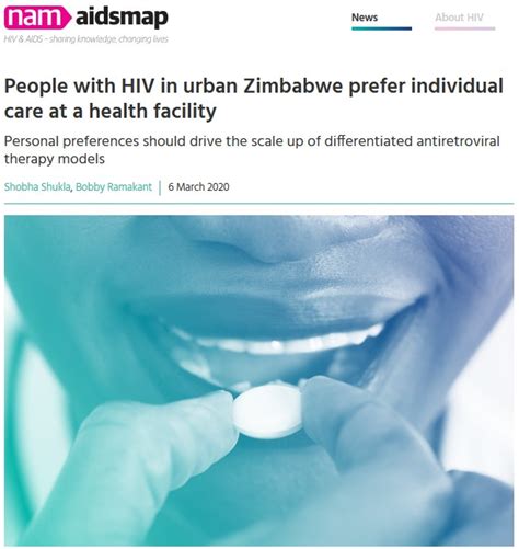 Cns People With Hiv In Urban Zimbabwe Prefer Individual Care At A