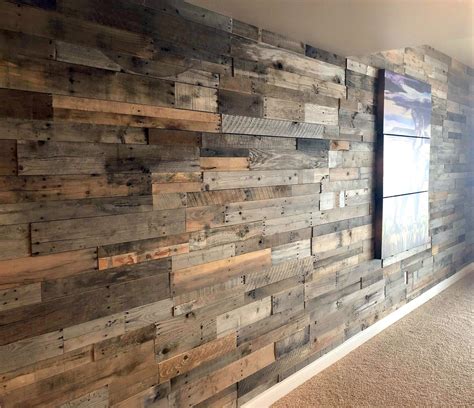 Pre Fab Wood Wall Panels Reclaimed Pallet Wood Paneling