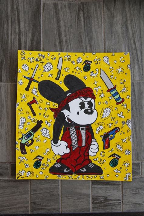 Detail Gangster Cool Mickey Mouse Drawings Koleksi Nomer 50