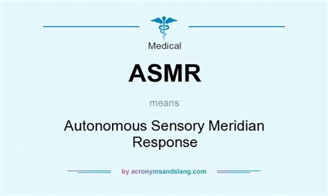 What Does Asmr Mean Asmr Stand For Slang So Many Questions And All Relevant To Those Just