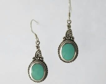 Items Similar To Turquoise And Silver Chandelier Earrings Turquoise