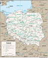 Mapa de Polonia - Mapa que muestra Polonia (Europa del Este - Europa)