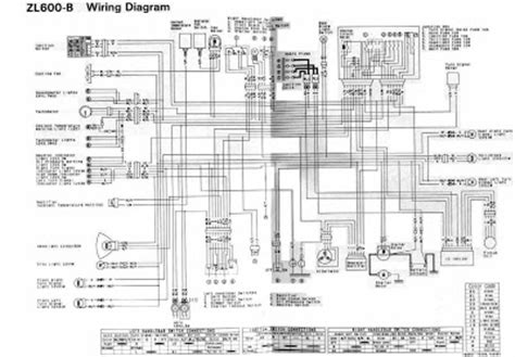 Hi and welcome to fixya, have you tried here? Kawasaki ZL600 1996 Motorcycle Wiring Diagram | All about Wiring Diagrams