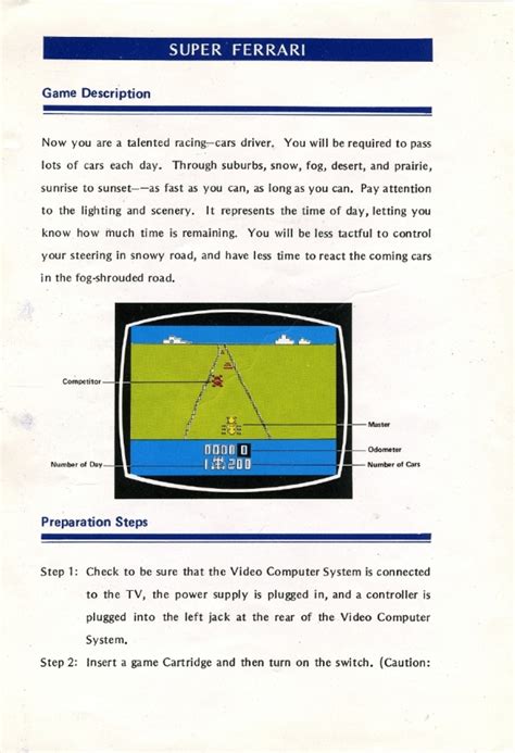 Stream tracks and playlists from atari ferrari on your desktop or mobile device. Atari 2600 VCS Super Ferrari : scans, dump, download, screenshots, ads, videos, catalog ...