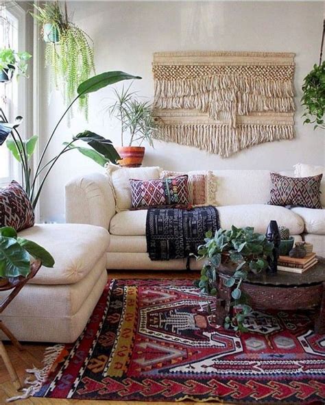 34 The Best Rustic Bohemian Living Room Decor Ideas Homyhomee