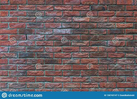 Red Rustic Brick Wall High Quality Texture Background Stock Image
