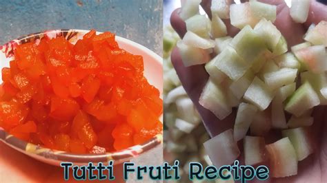 Homemade Tutti Frutti Recipehow To Make Tutti Frutti Watermelon Rinds