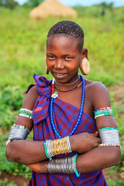 Portrait Of Woman From Mursi Tribe Ethiopia Africa African Tribes