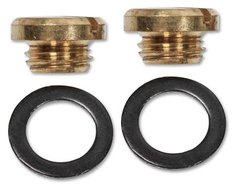 quick fuel 7 1 10qft brass fuel level plugs jegs