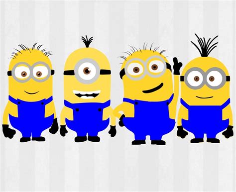 Despicable Me Minions SVG Files Png Files Minion By StarClipart
