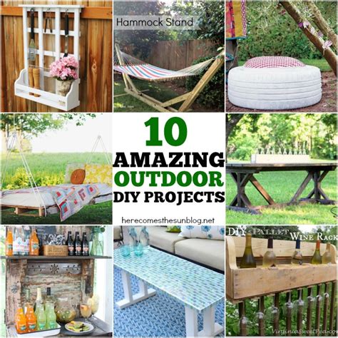 10 Amazing Outdoor Diy Projects Here Comes The Sun