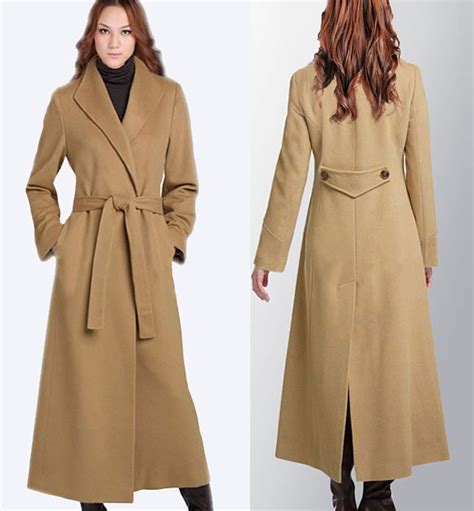 Womens Long Trench Coat