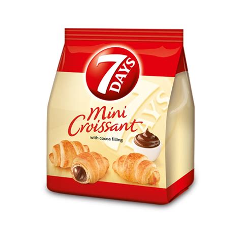 7 Days Mini Croissant Bags Cocoa185g Ktm Europe