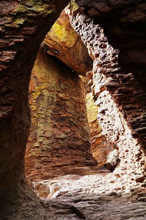 Sunlit Cave Sunlit Cave On A Trail In Chiracahua National Flickr