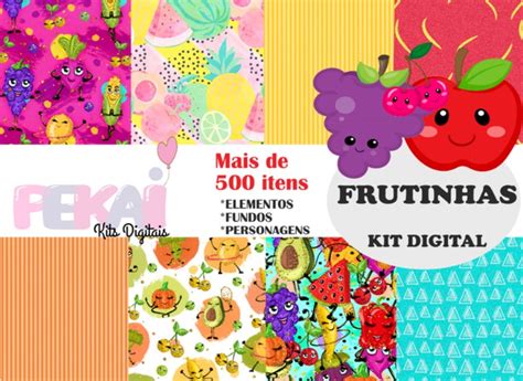 Kit Digital Frutinhas Elo7 Produtos Especiais