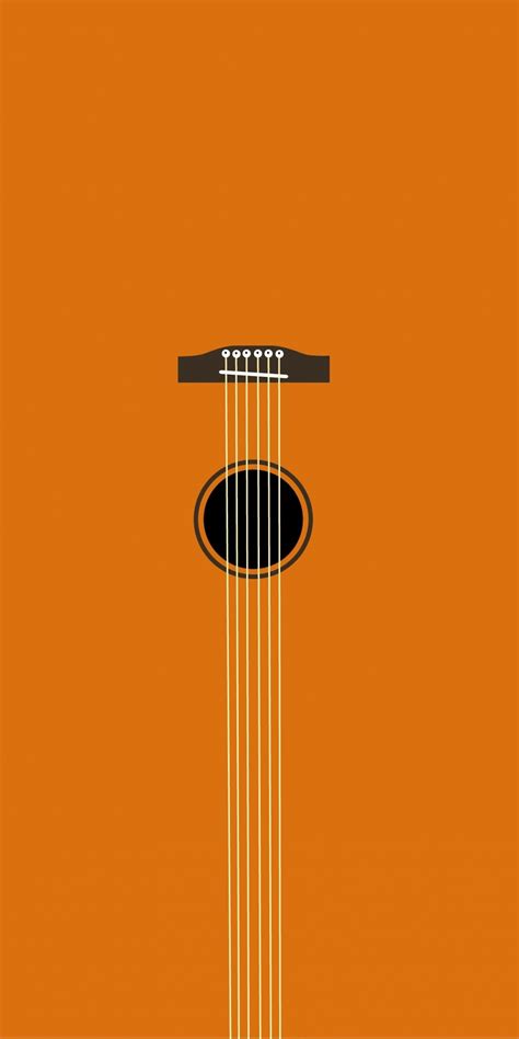 Minimal Music Guitar Art 1080x2160 Wallpaper