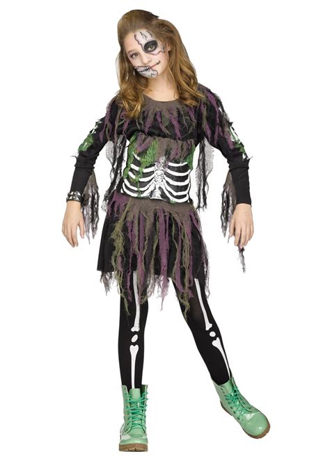 3d Zombie Skeleton Girls Costume Zombie Costumes