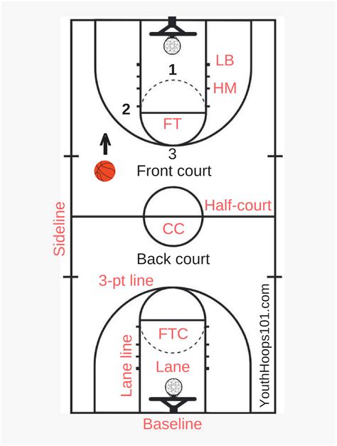 Download 44 Basketball Court Layout Png