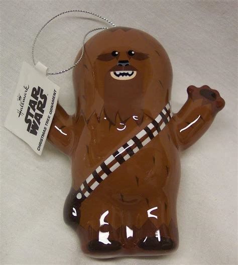 Star Wars Chewy Chewbacca Wookie Hallmark Christmas Holiday Ornament