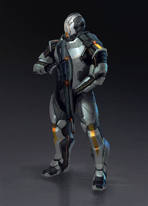 Sci Fi Suit Male By Jianli Wu On Artstation Rpg Cyberpunk Cyberpunk