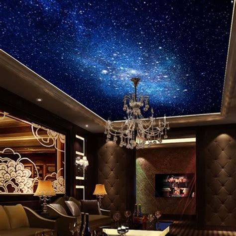 Nebula Mural Space Themed Bedroom Ceiling Murals Bedroom Themes