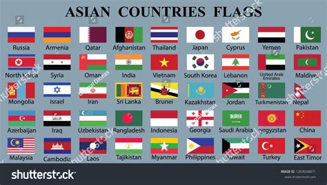 201606 Asian Countries Flags Images Stock Photos And Vectors Shutterstock