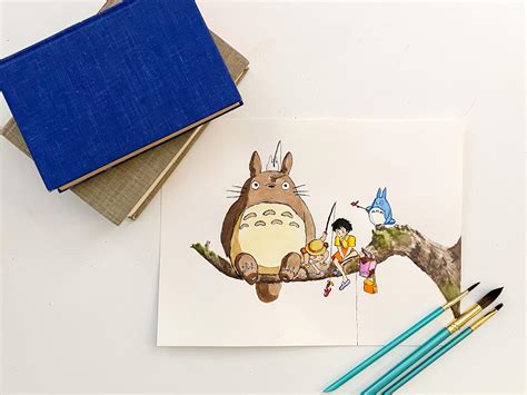 Thought You All Might Enjoy This My Neighbor Totoro Watercolor Painting