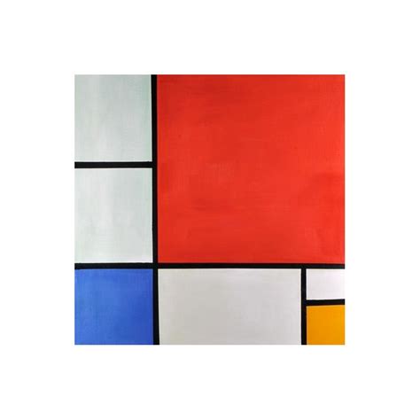 Composition With Red Blue Yellow By Piet Cornelies Mondrian Oil
