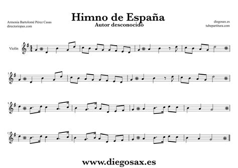 Partituras Himno De España