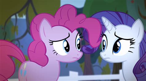 Image Pinkie Pie And Rarity Looks At Each Other S4e7png My Little