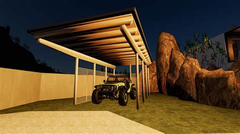 Wooden Carport V10 Fs 19 Farming Simulator 2022 19 Mod