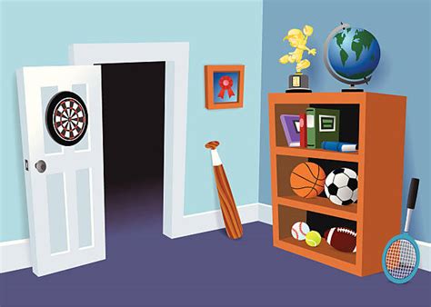 Kids Bedroom Illustrations Royalty Free Vector Graphics And Clip Art