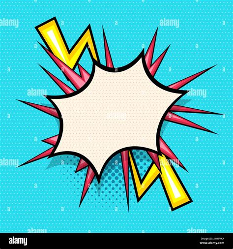 Yellow Comics Speech Bubble For Text Stock Vector Image And Art Alamy