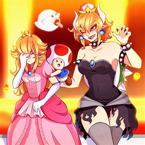 bowsette by flyingpings on deviantart