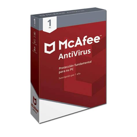 Antivirus Mcafee 1 Pc
