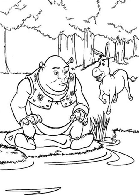 With more than nbdrawing coloring pages shrek, you can have fun and relax by coloring drawings to suit all tastes. Shrek And Donkey At Side Of Lake Coloring Page : Color Luna