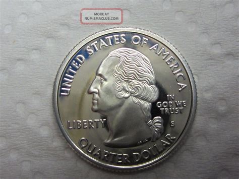 2002 S Indiana State Quarter Gem Proof Deep Cameo 90 Silver