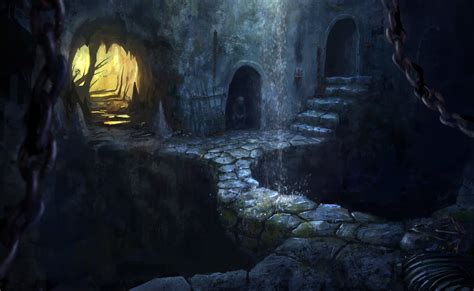 Wallpaper Fantasy Art Artwork Cave Formation Darkness Screenshot