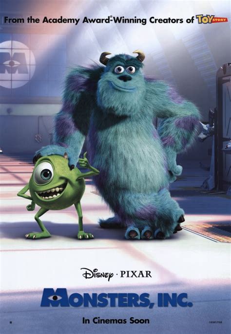 Justins Kartoon Korner Pixargust Monsters Inc 2001