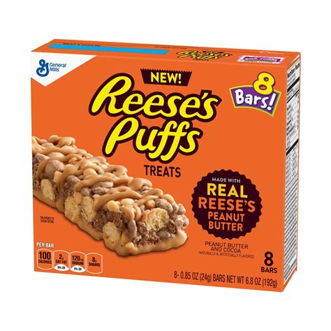 gen mills reese s puffs treat bars american grocery store