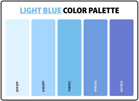 27 Best Blue Color Palettes With Names Hex Codes Crea