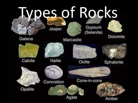 10 Different Types Of Rocks