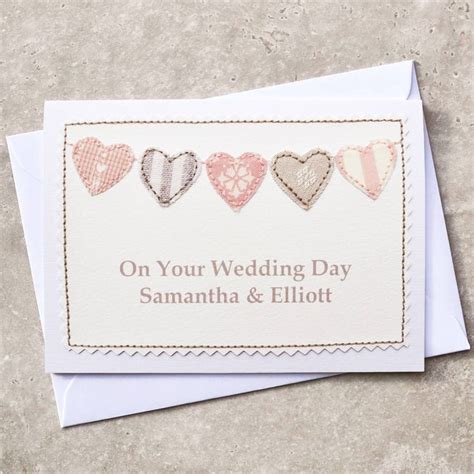 Bunting Personalised Wedding Card By Jenny Arnott Cards And Ts